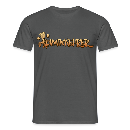 Unisex T-Shirt "Kaminkehrer" Anthrazit Männer T-Shirt