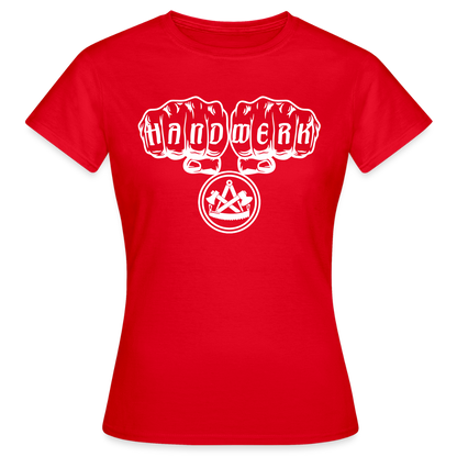 Frauen T-Shirt "Zimmermann" Rot Frauen T-Shirt