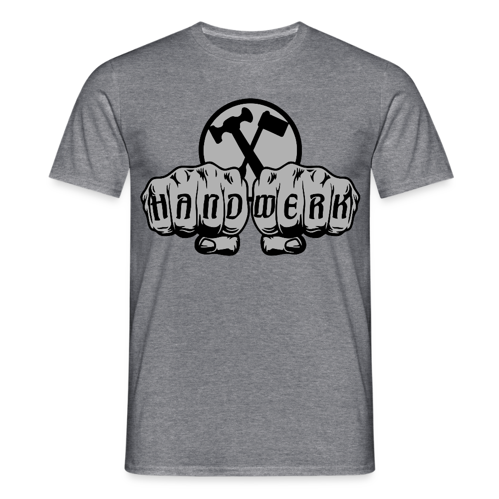 Unisex T-Shirt "Installateur" Graphit meliert Männer T-Shirt