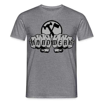 Unisex T-Shirt "Installateur" Graphit meliert Männer T-Shirt