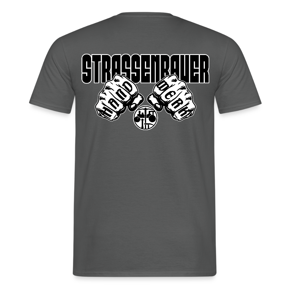 Unisex T-Shirt "Strassenbauer" Anthrazit Männer T-Shirt