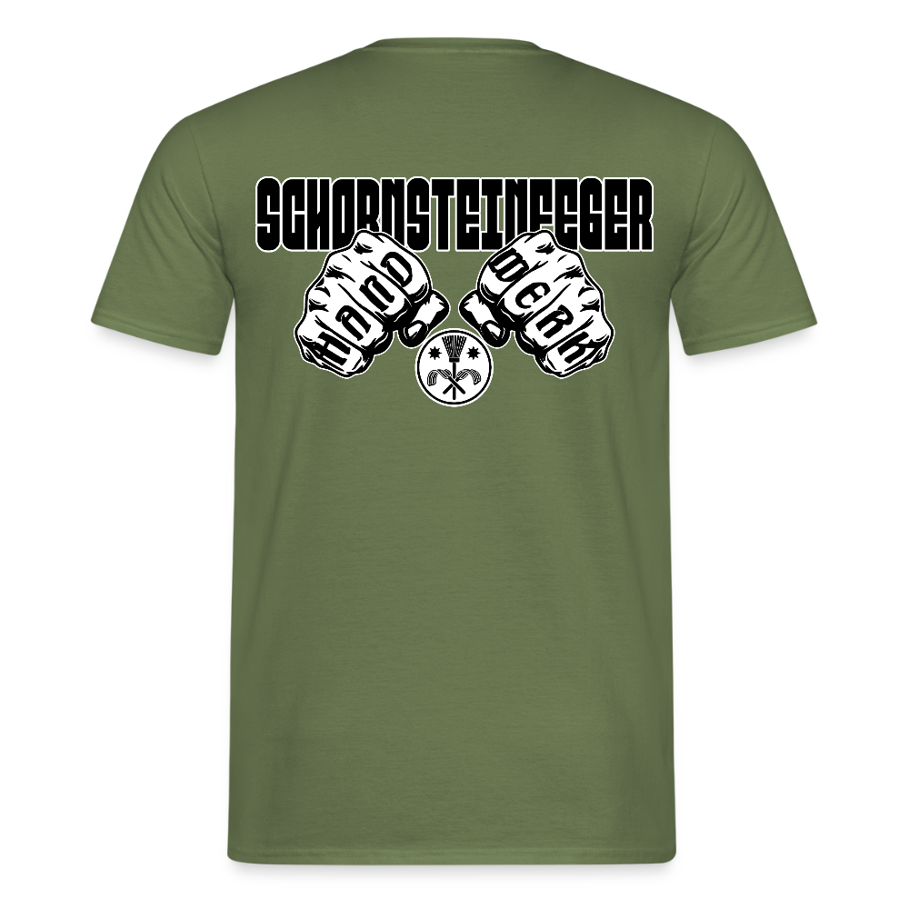 Unisex T-Shirt "Schornsteinfeger" Militärgrün Männer T-Shirt