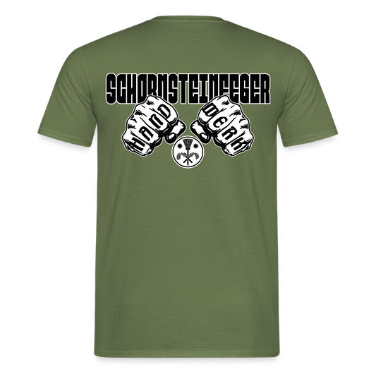 Unisex T-Shirt "Schornsteinfeger" Militärgrün Männer T-Shirt
