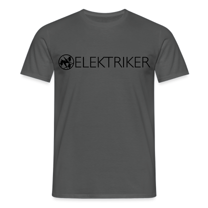 Unisex T-Shirt "Elektriker" Anthrazit Männer T-Shirt