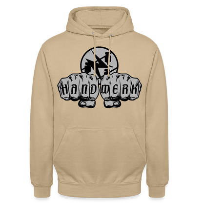 Unisex Hoodie "Elektriker" Beige Unisex Hoodie