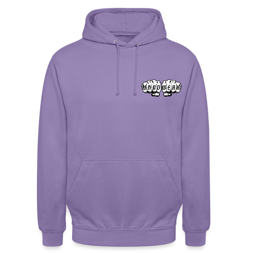 Unisex Hoodie "Drechsler" (beidseitig bedruckt) - Lavendel