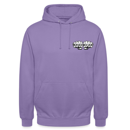 Unisex Hoodie "Drechsler" (beidseitig bedruckt) - Lavendel