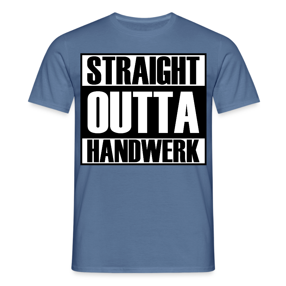 Unisex T-Shirt "Handwerk" Taubenblau Männer T-Shirt