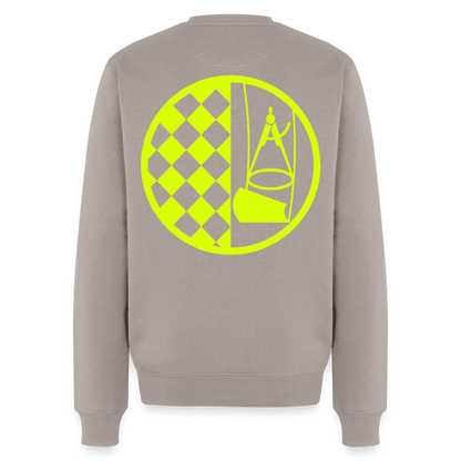Unisex Premium Pullover "Bodenleger" neongelb Männer Premium Pullover