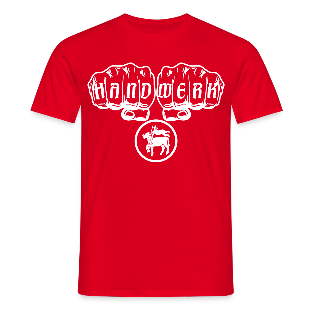 Unisex T-Shirt "Fleischer" Rot Männer T-Shirt