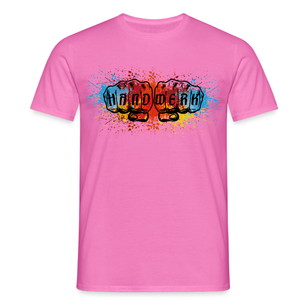 Unisex T-Shirt "Splash-Color" Pink Männer T-Shirt