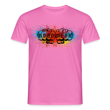Unisex T-Shirt "Splash-Color" Pink Männer T-Shirt
