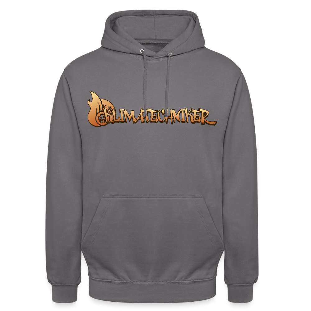 Unisex Hoodie"Klimatechniker" Mittelgrau Unisex Hoodie