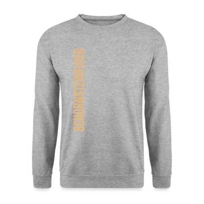 Unisex Pullover "Schornsteinfeger" Weißgrau meliert Unisex Pullover