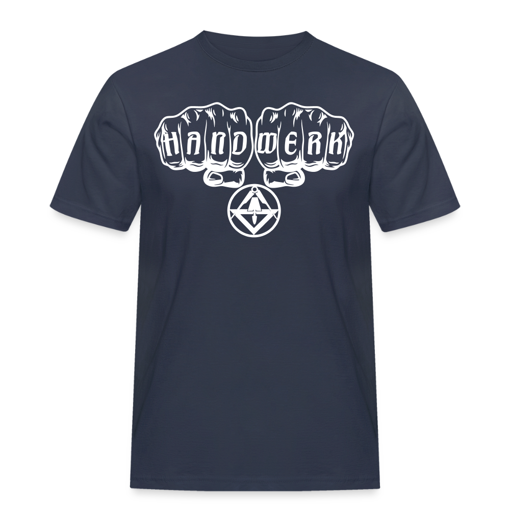 Männer Workwear T-Shirt "Stuckateur" - Navy