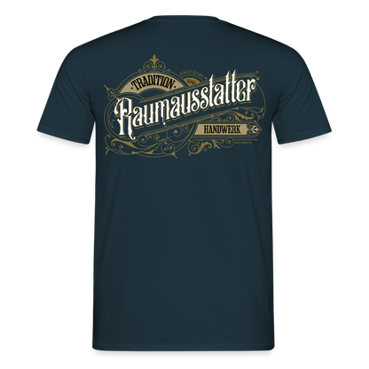 Unisex T-Shirt "Raumausstatter" Nostalgie Handwerk Navy Männer T-Shirt