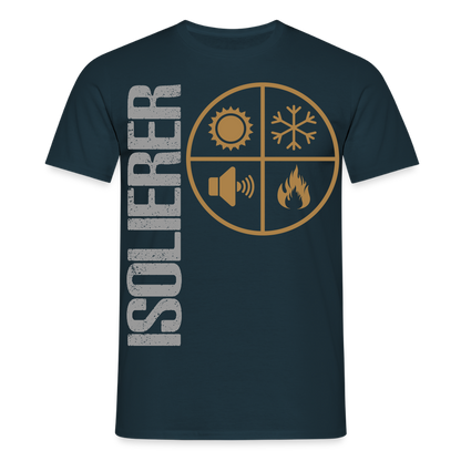 Unisex T-Shirt "Isolierer" Navy Männer T-Shirt