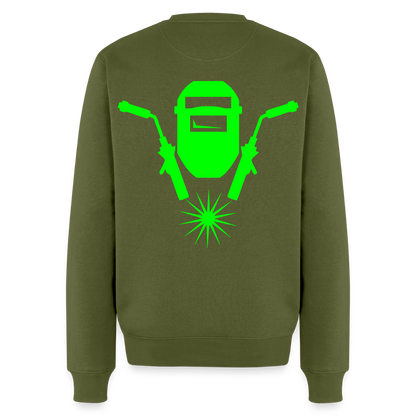 Unisex Premium Pullover "Metallbauer" neongrün Männer Premium Pullover