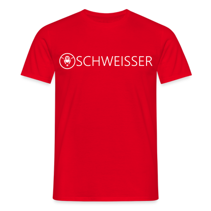 Unisex T-Shirt "Schweisser" Rot Männer T-Shirt