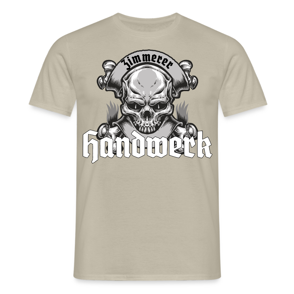 Unisex T-Shirt "Skull-Zimmerer" Sandbeige Männer T-Shirt