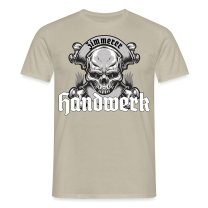 Unisex T-Shirt "Skull-Zimmerer" Sandbeige Männer T-Shirt