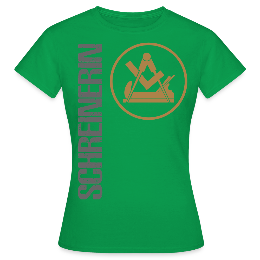 Frauen T-Shirt "Schreinerin" Kelly Green Frauen T-Shirt