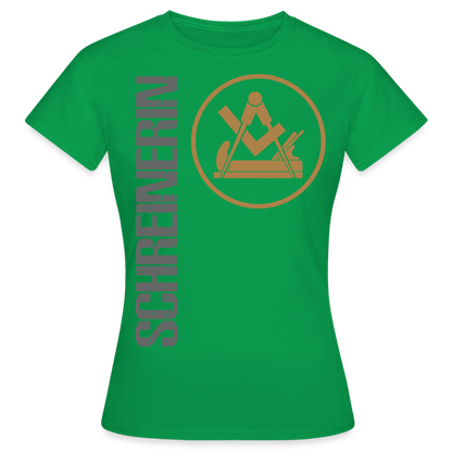 Frauen T-Shirt "Schreinerin" Kelly Green Frauen T-Shirt