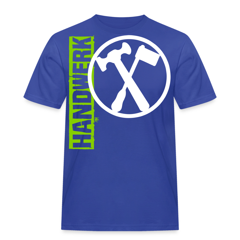 Unisex Workwear T-Shirt "Installateur" Royalblau Männer Workwear T-Shirt