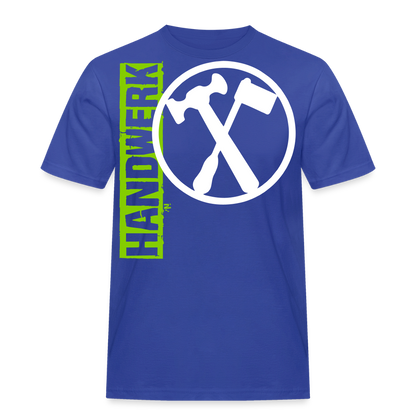 Unisex Workwear T-Shirt "Installateur" Royalblau Männer Workwear T-Shirt