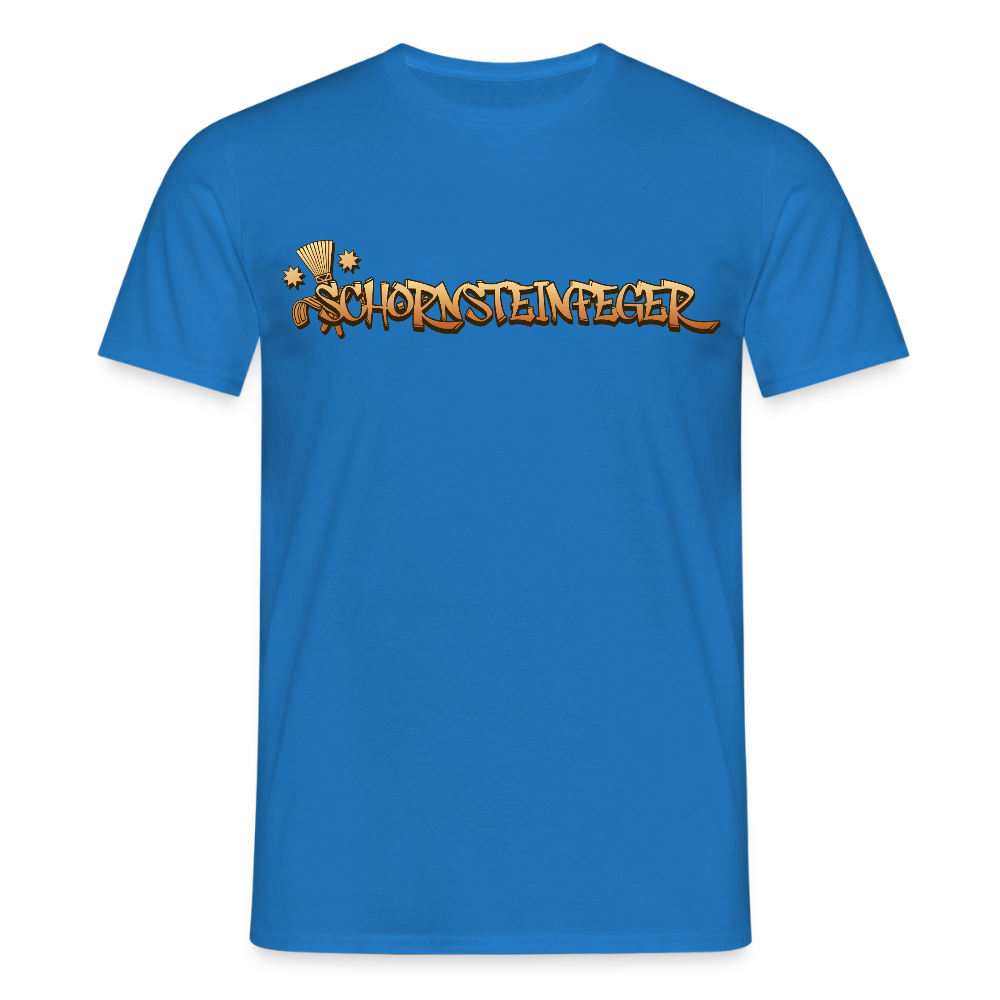 Unisex T-Shirt "Schornsteinfeger" Royalblau Männer T-Shirt