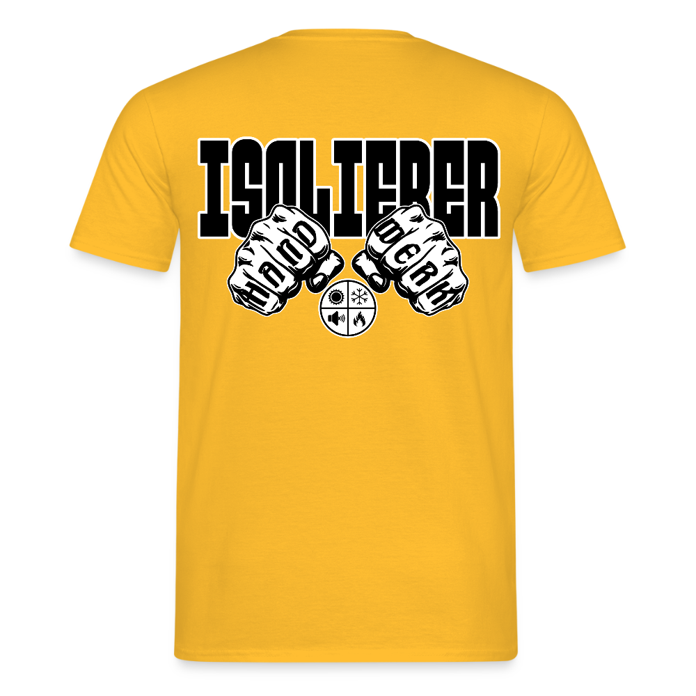 Unisex T-Shirt "Isolierer" Gelb Männer T-Shirt