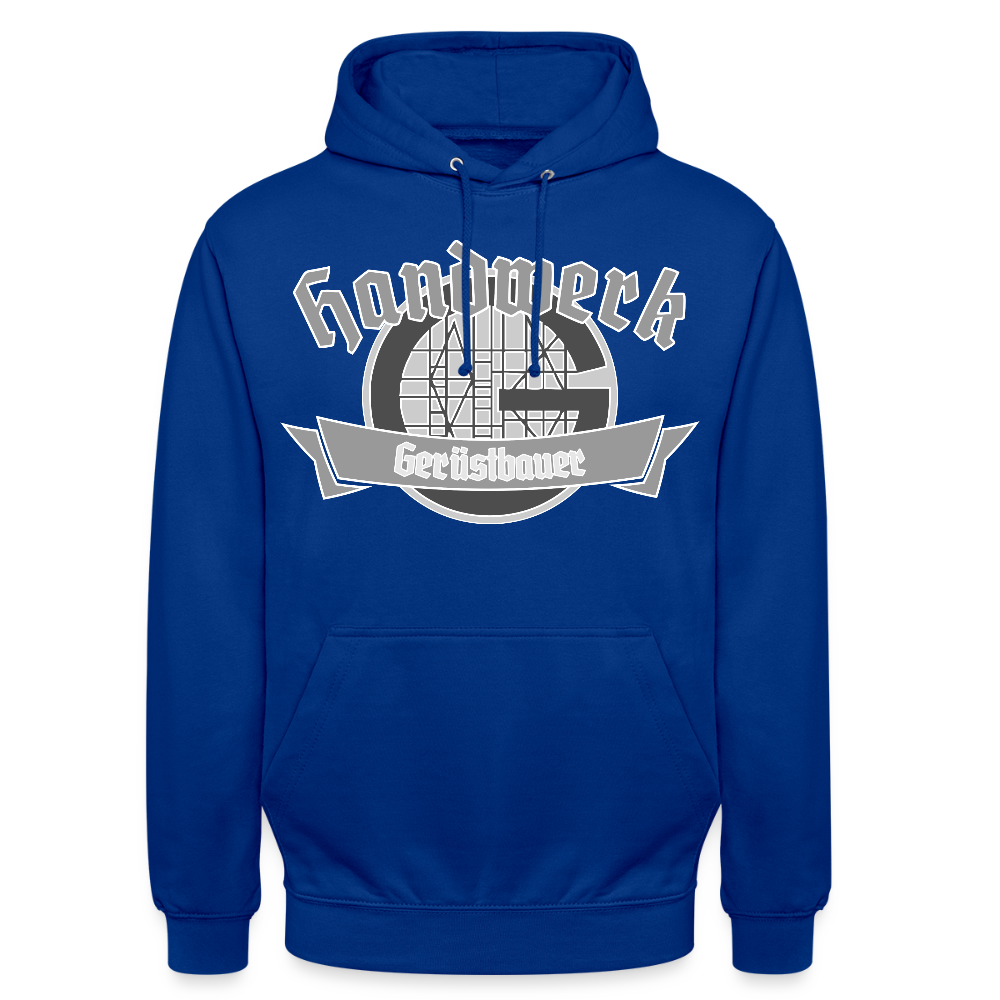 Unisex Hoodie "Gerüstbauer" - Royalblau