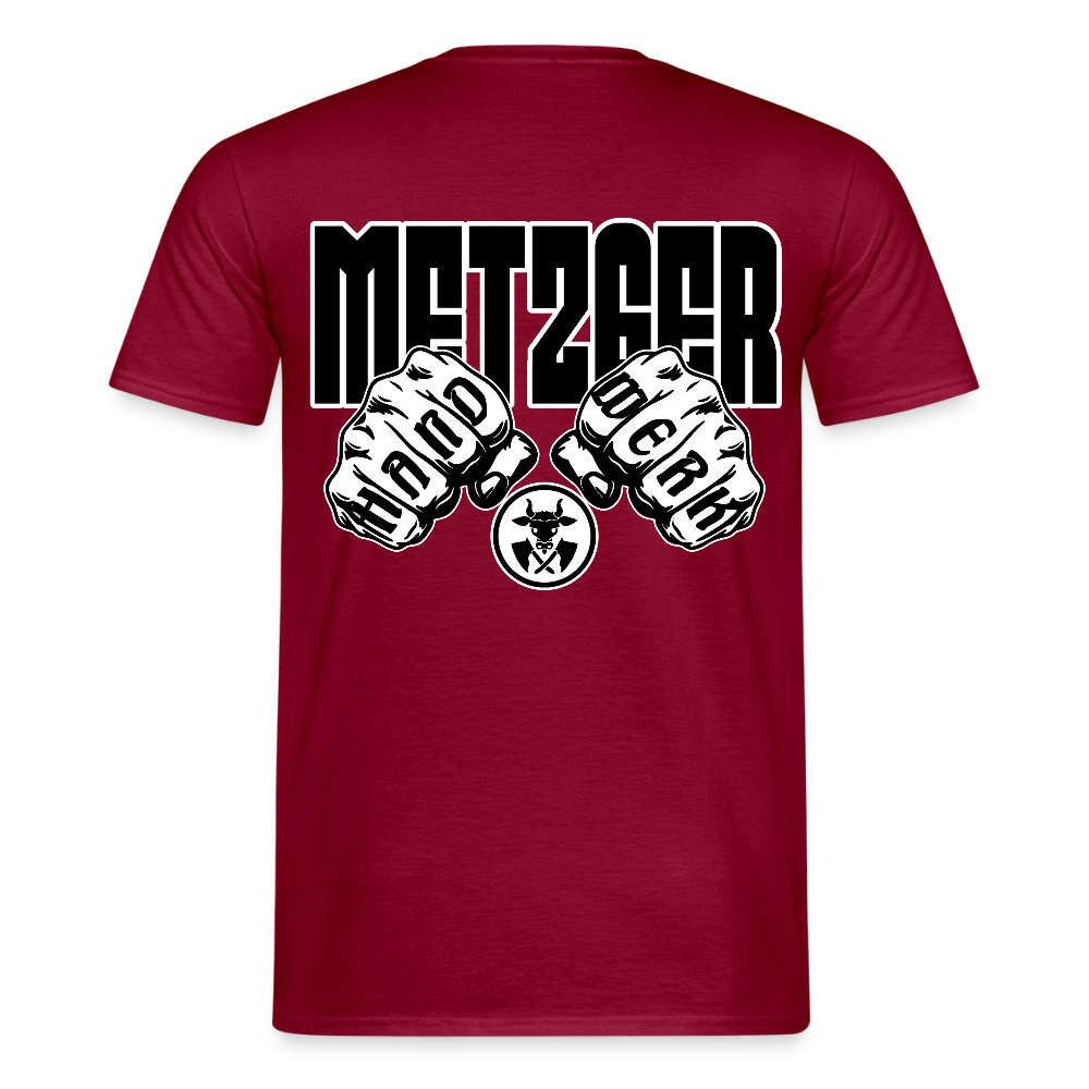 Unisex T-Shirt "Metzger" - Ziegelrot