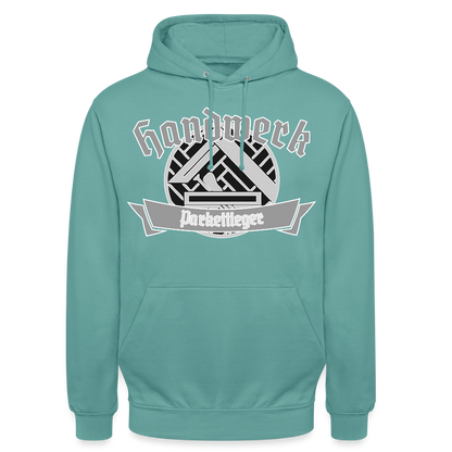 Unisex Hoodie "Parkettleger" Pastelltürkis Unisex Hoodie
