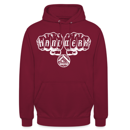Unisex Hoodie "Parkettleger" Bordeaux Unisex Hoodie