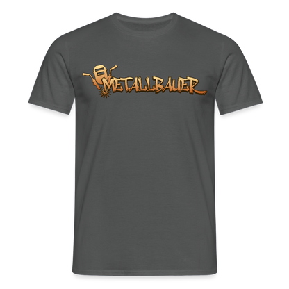 Unisex T-Shirt "Metallbauer" Anthrazit Männer T-Shirt