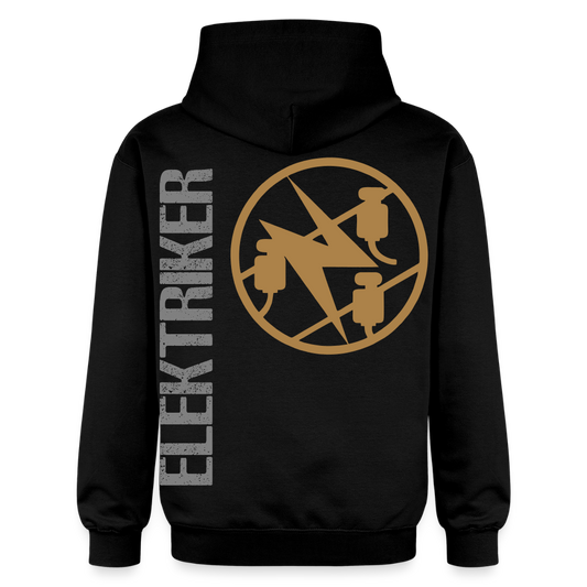 Gildan Unisex Softstyle® "Elektriker" Schwarz Gildan Unisex Softstyle® Midweight Hoodie
