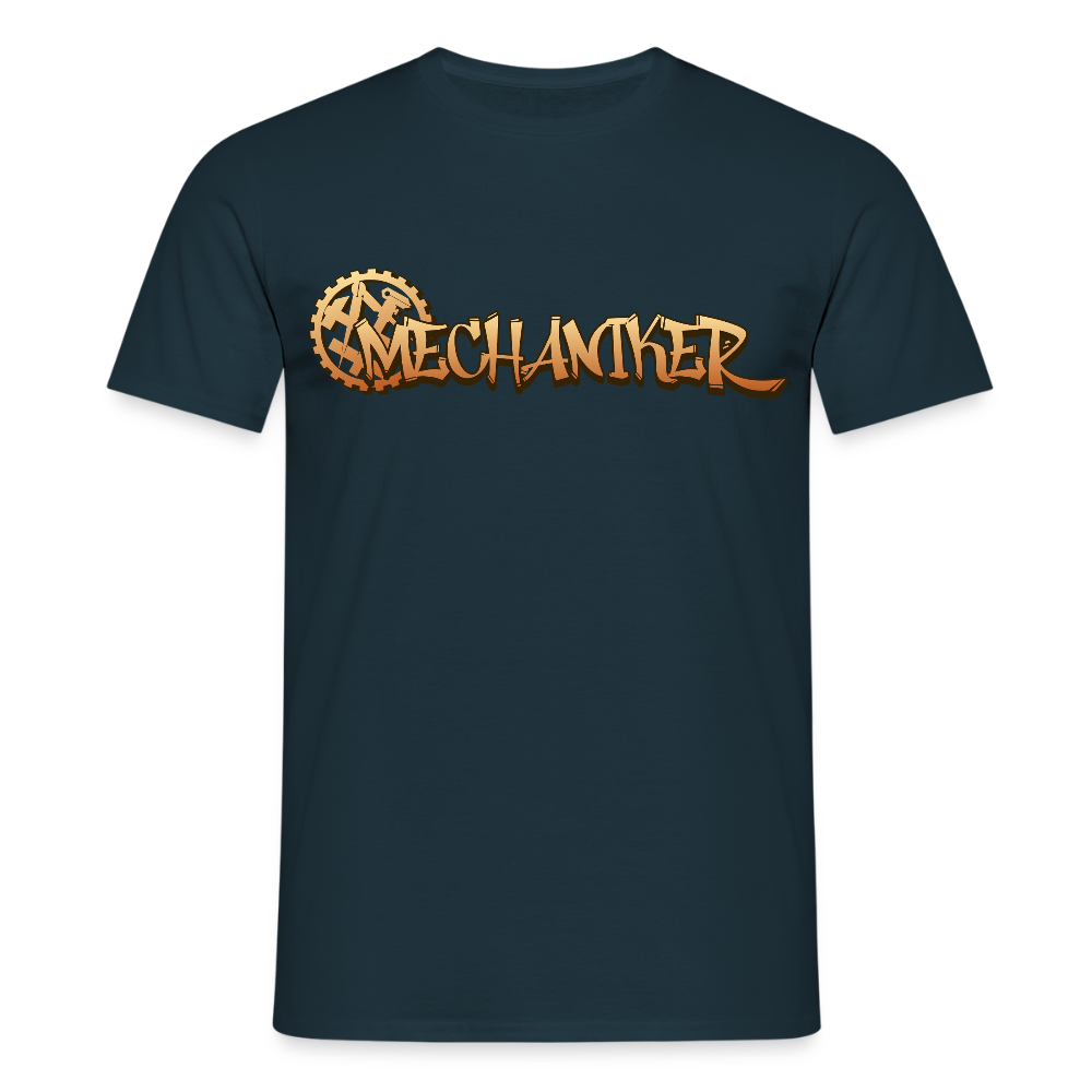 Unisex T-Shirt "Mechaniker" Navy Männer T-Shirt
