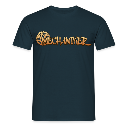 Unisex T-Shirt "Mechaniker" Navy Männer T-Shirt