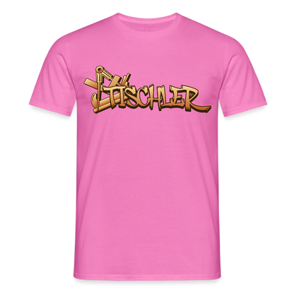 Unisex T-Shirt "Tischler" Pink Männer T-Shirt