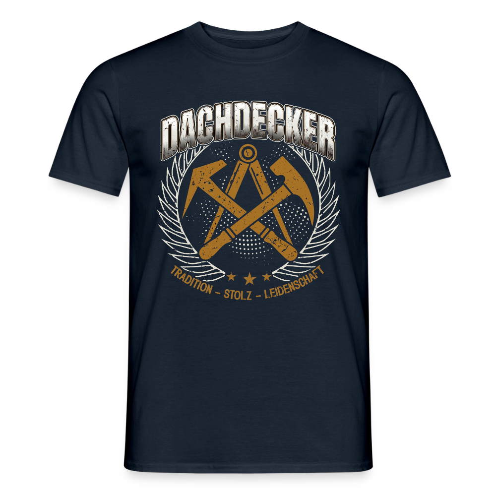 Unisex Dachdecker T-Shirt von Spreadconnect mit Tradition-Print, bequemes Männer T-Shirt aus weichem Stoff, lässiger Casual-Look