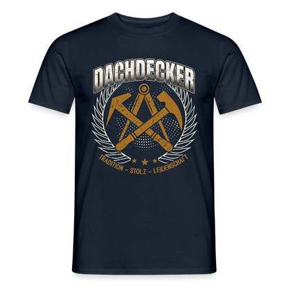 Unisex Dachdecker T-Shirt von Spreadconnect mit Tradition-Print, bequemes Männer T-Shirt aus weichem Stoff, lässiger Casual-Look