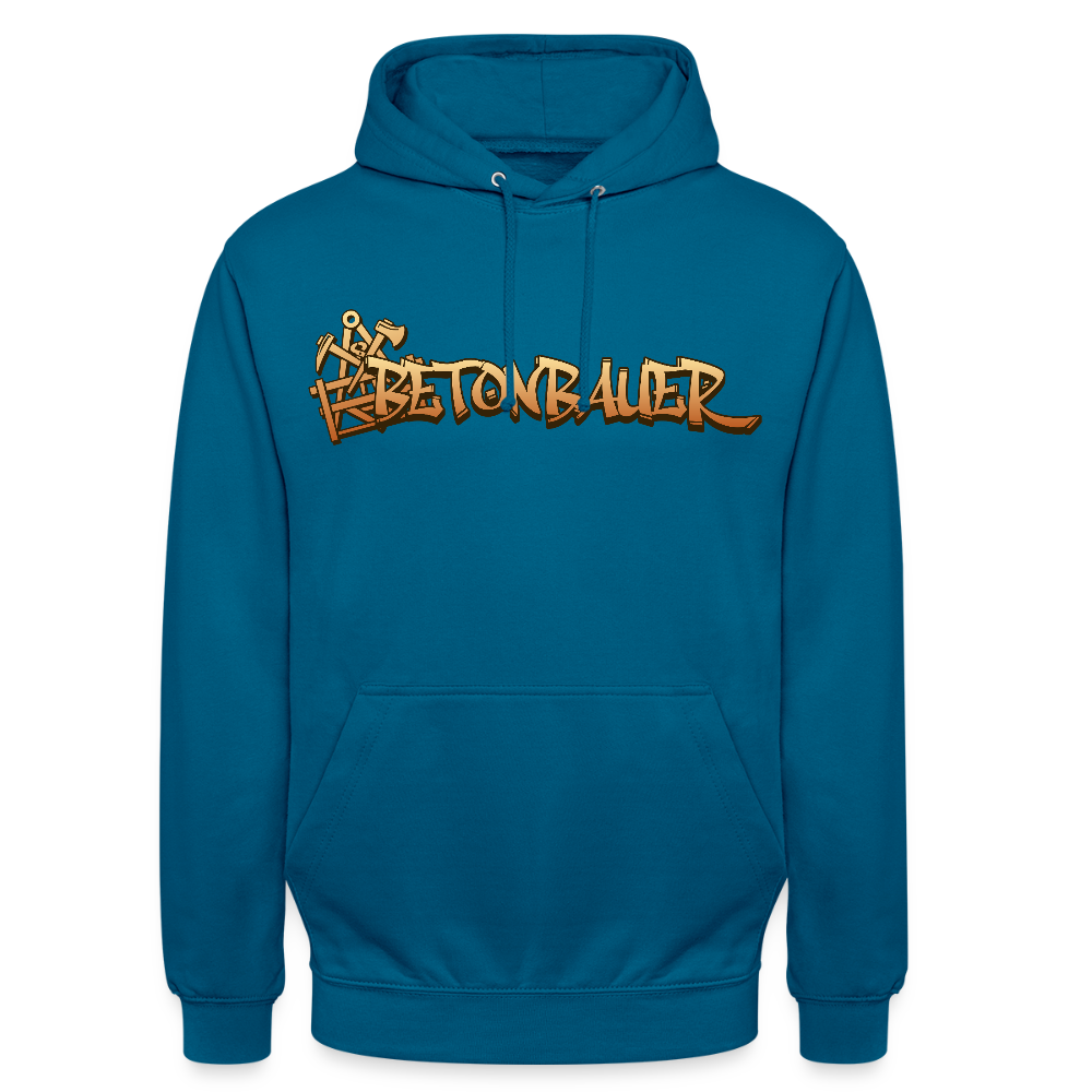Unisex Hoodie "Betonbauer" Tiefseeblau Unisex Hoodie