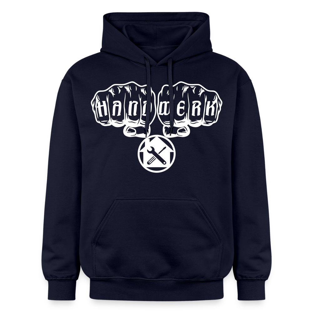 Gildan Unisex Softstyle® "Hausmeister" Navy Gildan Unisex Softstyle® Midweight Hoodie