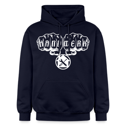Gildan Unisex Softstyle® "Hausmeister" Navy Gildan Unisex Softstyle® Midweight Hoodie