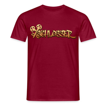 Unisex T-Shirt "Schlosser" Ziegelrot Männer T-Shirt