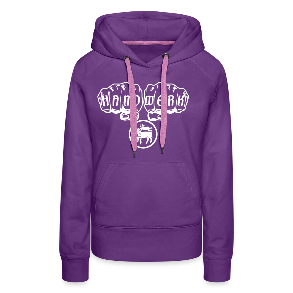 Frauen Premium Hoodie "Fleischer" Purple Frauen Premium Hoodie