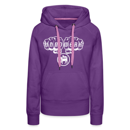 Frauen Premium Hoodie "Fleischer" Purple Frauen Premium Hoodie