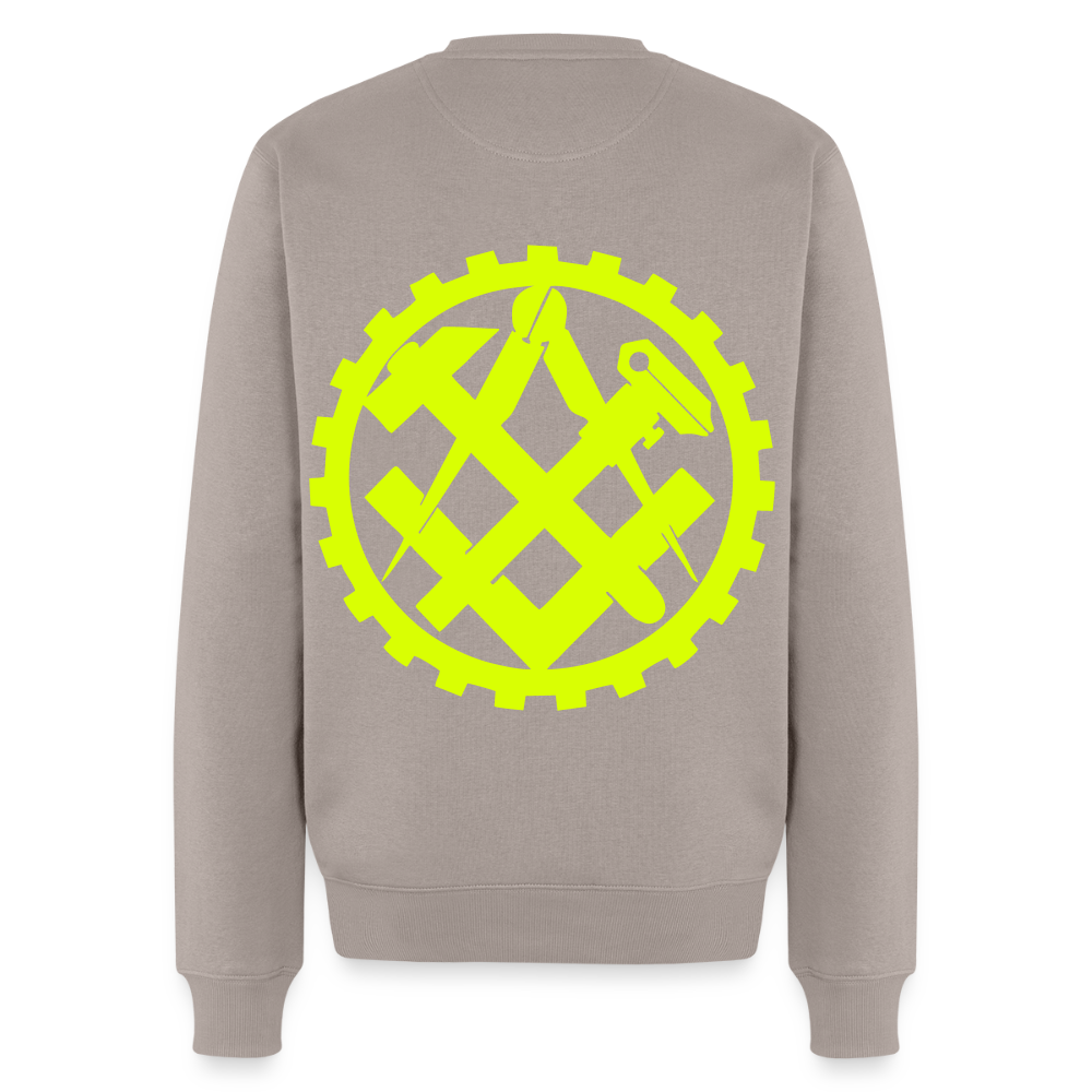 Unisex Premium Pullover "Mechaniker" neongelb Männer Premium Pullover