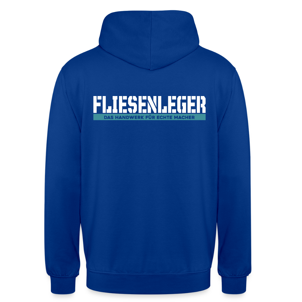 Unisex Hoodie HW-300 | MACHER "Fliesenleger" Royalblau Unisex Hoodie {{ color }}